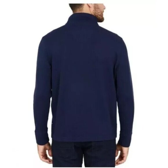 Nautica Other - Nautica Classic Navy Quarter-Zip Pullover Sweatshirt with Signature Logo L